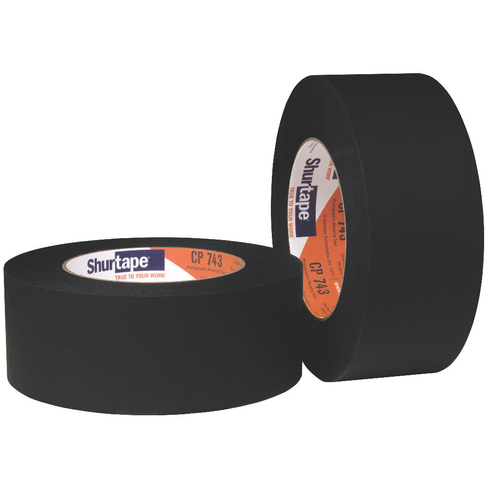 CP 743 2" Specialty Grade, Photographic Black Masking Tape