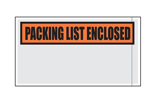 Packing List Envelopes