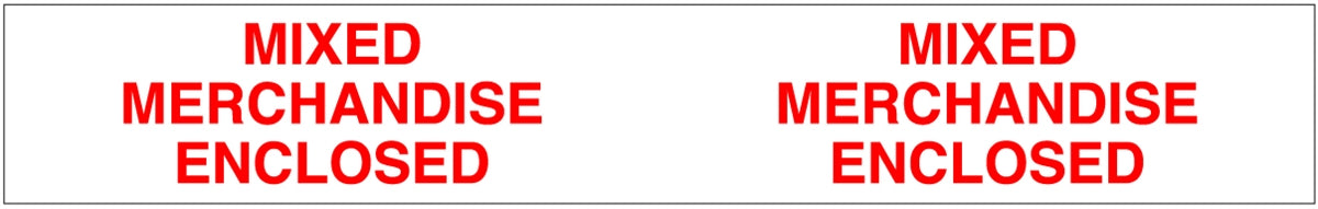 "Mixed Merchandise" Tape