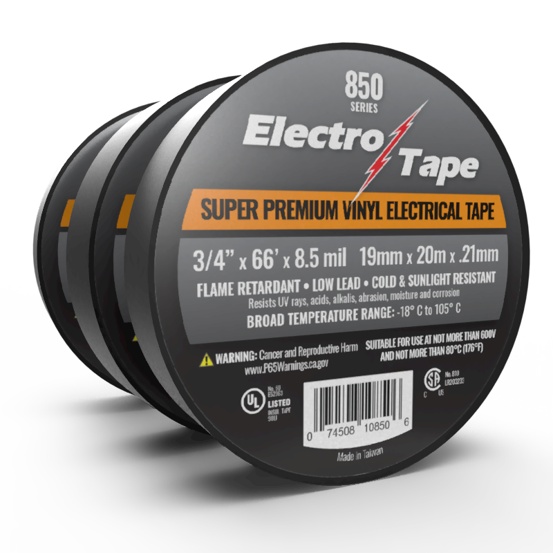 850 Premium Grade Electrical Tape in Plastic Container