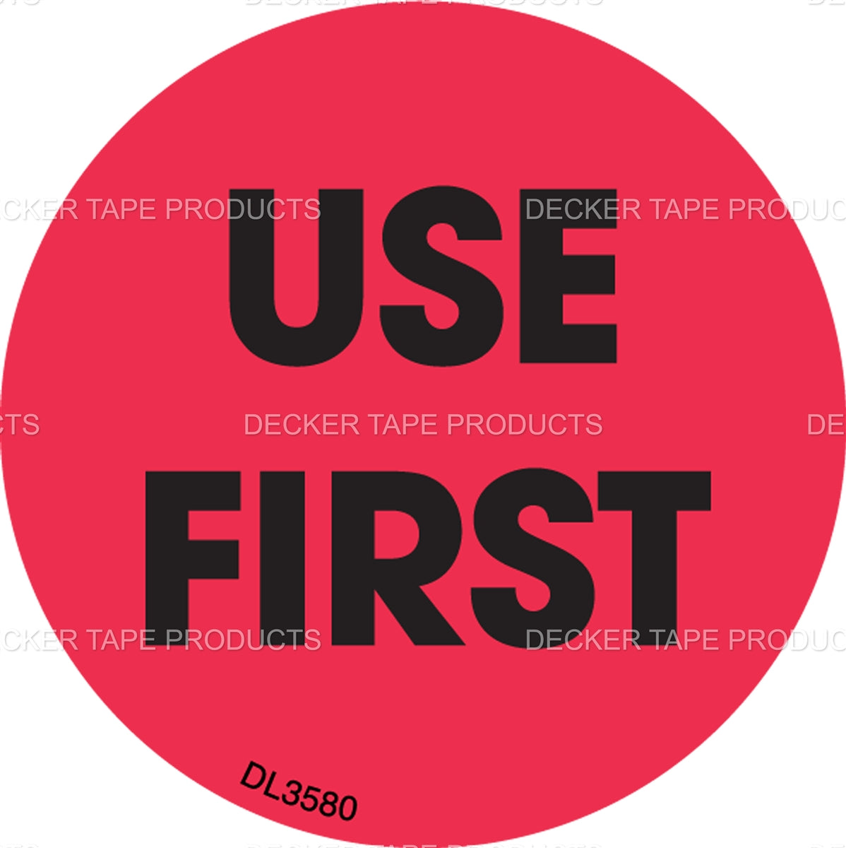 "USE FIRST" label