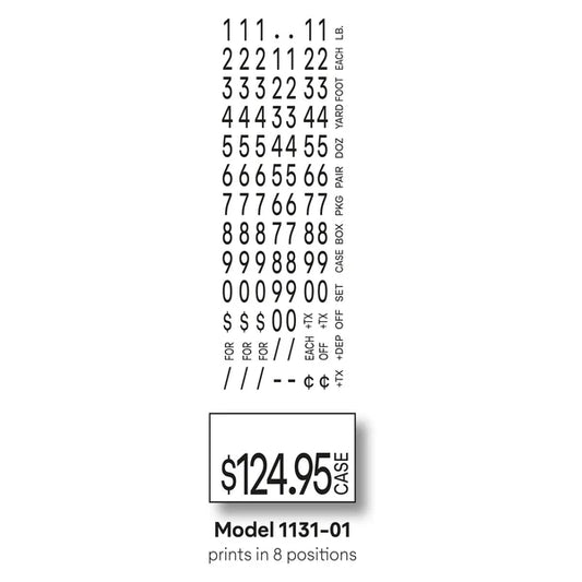Monarch Avery Dennison 1131-1 Price Label Price Gun