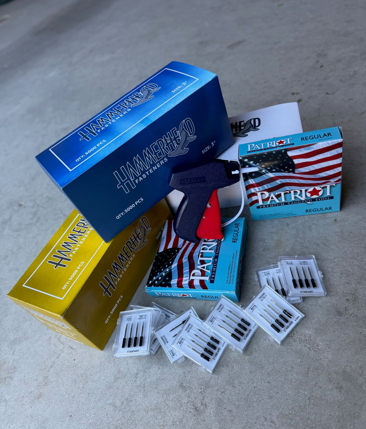 Retail Starter Kit - Tagging Tool, Fasteners/ Barbs, Needles