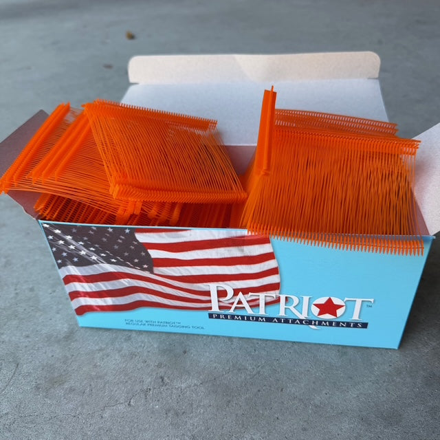 Patriot Premium Attachment Standard Fasteners/Barbs for Tagging Gun (5,000 pcs)